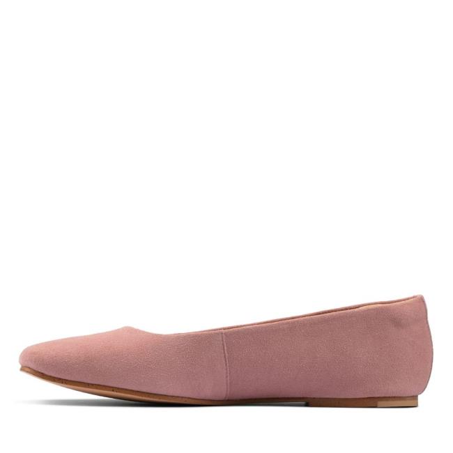 Clarks Pure Ballet 2 Ravni Čevlji Ženske Roza | CLK645OWU