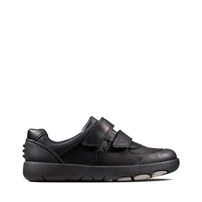 Clarks Rex Pace Kid Modne Superge Dekleta Črne | CLK264WGU