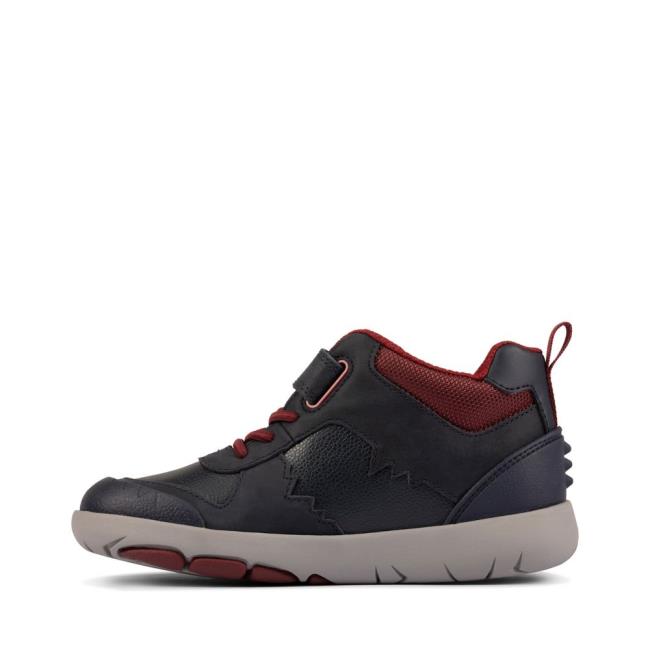 Clarks Rex Park Kid Superge Fantje Temno Modre | CLK250SKE