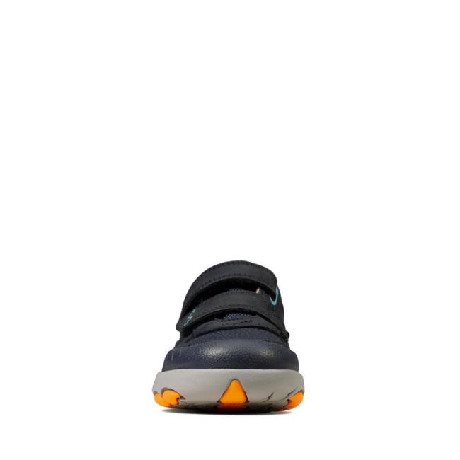 Clarks Rex Quest Kid Modne Superge Dekleta Temno Modre | CLK209VPT