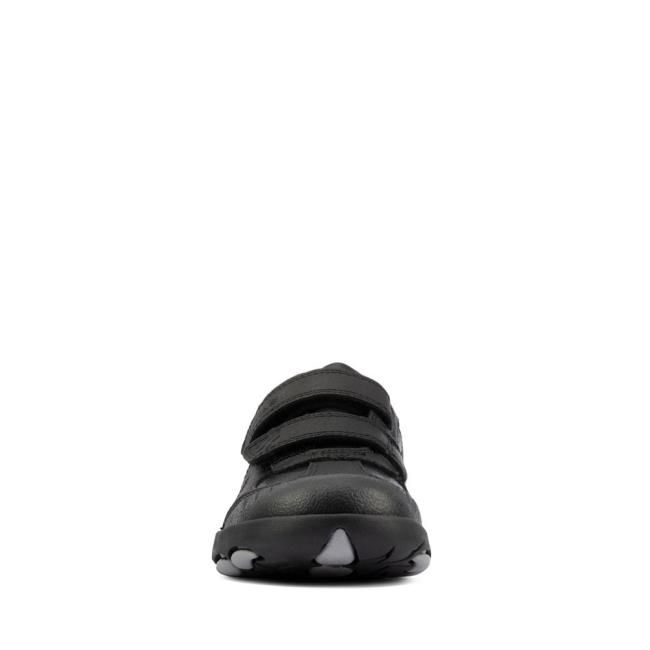 Clarks Rex Stride Kid Modne Superge Dekleta Črne | CLK301OWL