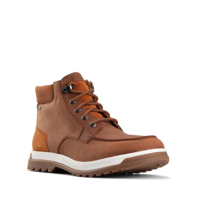 Clarks Ripway Hi GTX Originals Škornji Moški Temno Rjave | CLK716UBC