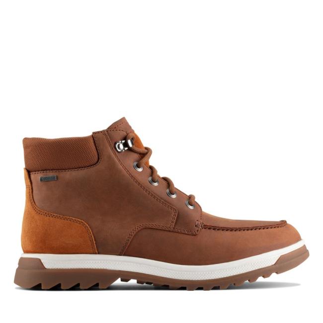 Clarks Ripway Hi GTX Originals Škornji Moški Temno Rjave | CLK716UBC