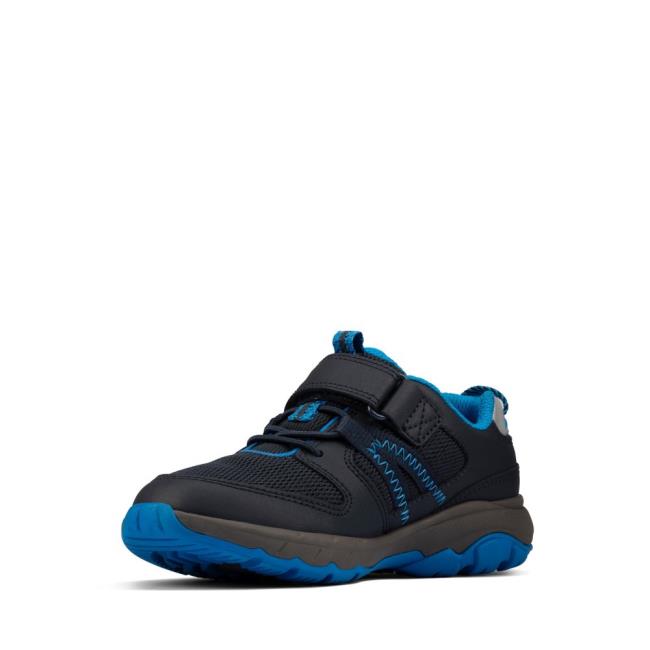 Clarks Rock Trek Kid Modne Superge Dekleta Temno Modre | CLK280SXC