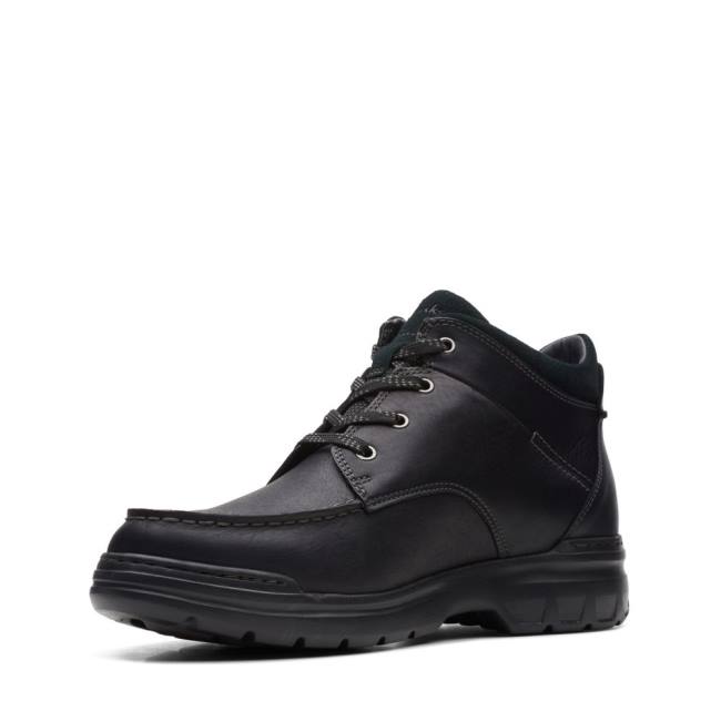 Clarks Rockie 2 HI GORE-TEX Gležnarji Moški Črne | CLK390TIH