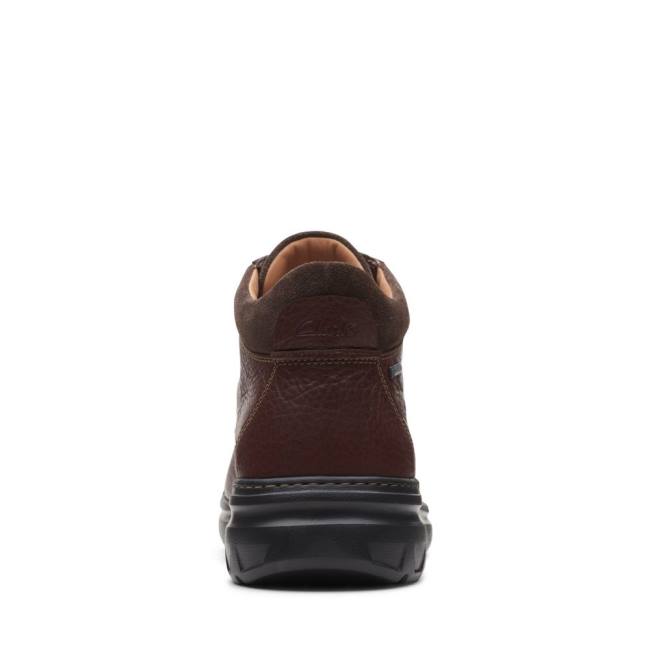 Clarks Rockie 2 Up GORE-TEX Gležnarji Moški Temno Rdeče | CLK038UXC