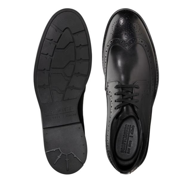 Clarks Ronnie Limit Svečani Čevlji Moški Črne | CLK037UQZ