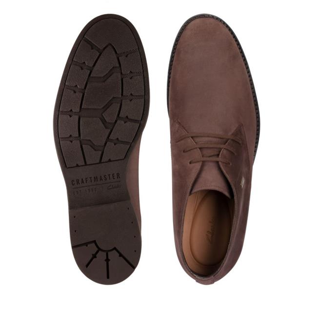 Clarks Ronnie Lo GORE-TEX Originals Škornji Moški Temno Rjave | CLK935DYA