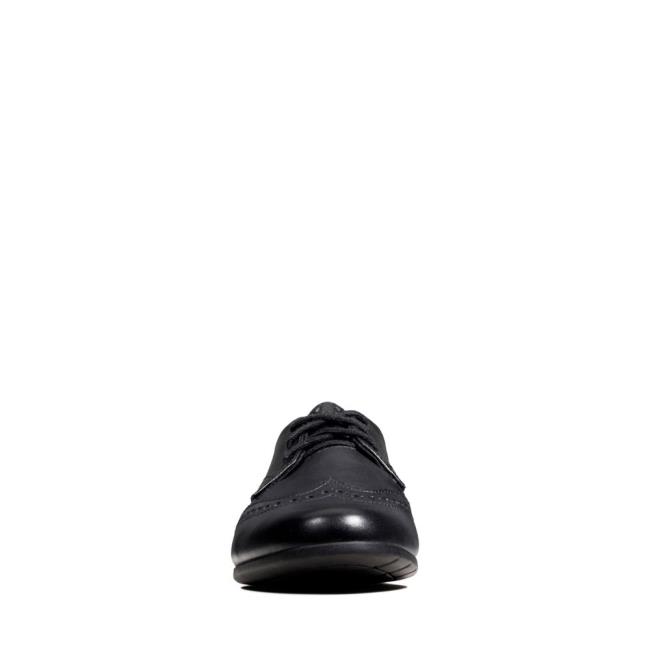 Clarks Scala Lace Kid Modne Superge Dekleta Črne | CLK356ILF