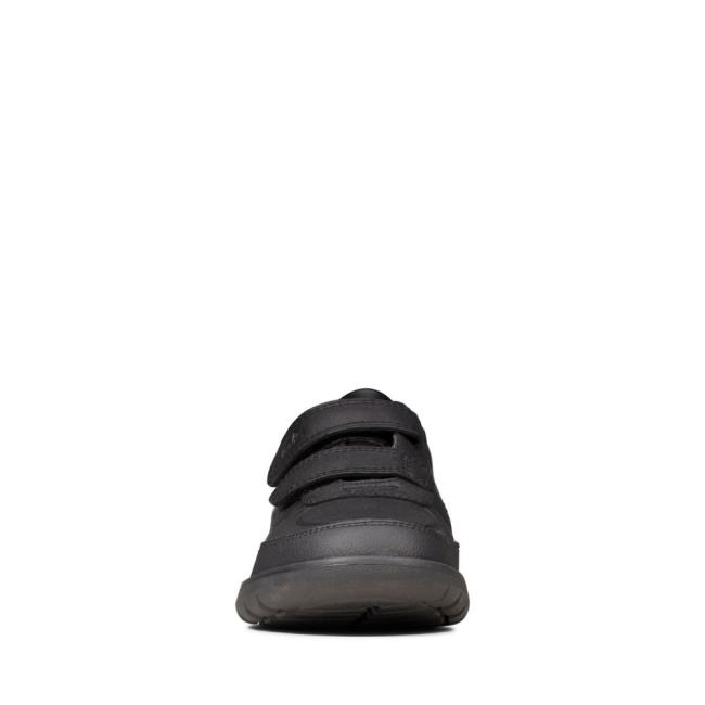 Clarks Scape Flare Kid Modne Superge Fantje Črne | CLK052YWC