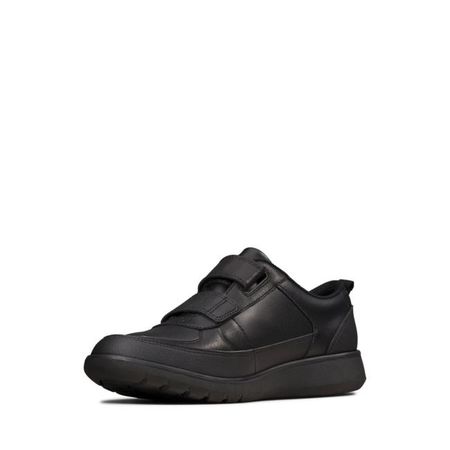 Clarks Scape Flare Youth Modne Superge Dekleta Črne | CLK964DUF