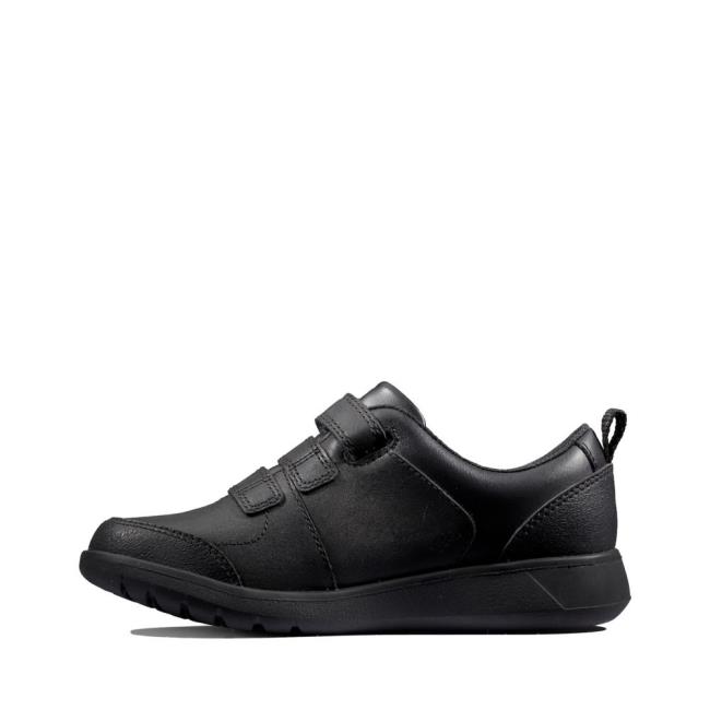 Clarks Scape Sky Kid Modne Superge Dekleta Črne | CLK215TLV