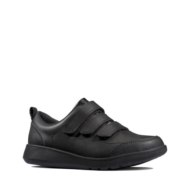 Clarks Scape Sky Youth Modne Superge Dekleta Črne | CLK683WXP