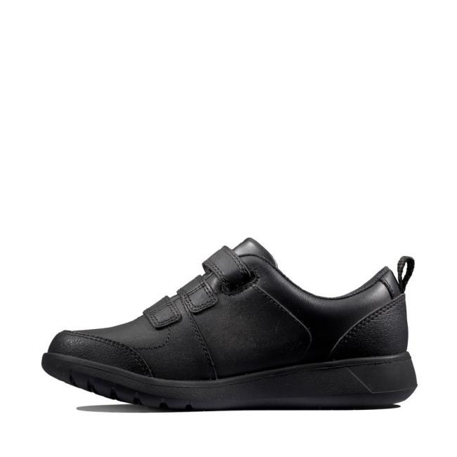 Clarks Scape Sky Youth Modne Superge Dekleta Črne | CLK683WXP