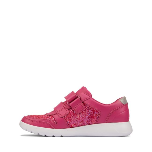 Clarks Scape Spirit Kid Modne Superge Dekleta Roza | CLK605RSJ