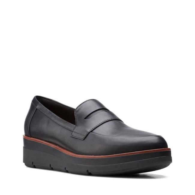 Clarks Shaylin Step Črne Čevlji Ženske Črne | CLK924OYL