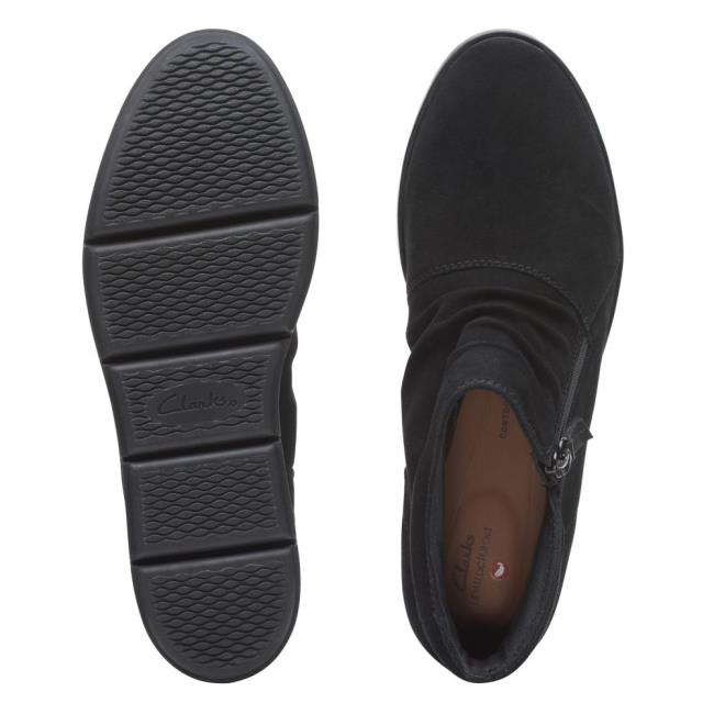 Clarks Shaylin Up Gležnarji Ženske Črne | CLK943EPL