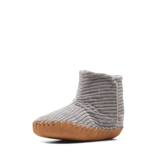 Clarks Solar Large Modne Superge Fantje Sive | CLK076PNE