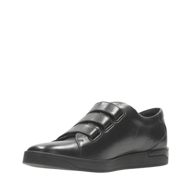 Clarks Stanway Flow Črne Čevlji Moški Črne | CLK318DFK