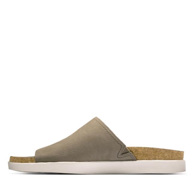 Clarks Sunder Slide Sandale Moški Olivno Zelene | CLK519ELZ