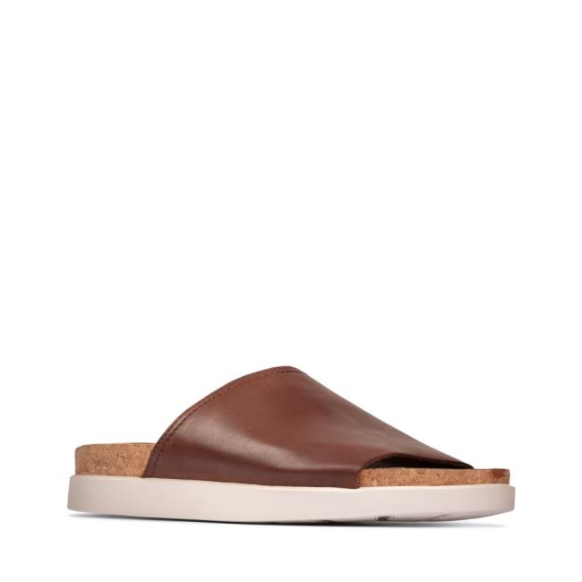 Clarks Sunder Slide Sandale Moški Rjave | CLK978KFQ