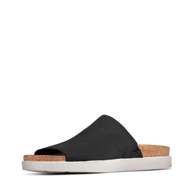 Clarks Sunder Slide Sandale Moški Črne | CLK136QUE