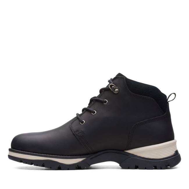 Clarks Topton Mid GORE-TEX Gležnarji Moški Črne | CLK162QAE