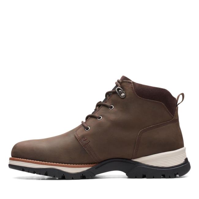 Clarks Topton Mid GTX Originals Škornji Moški Temno Rjave | CLK854BMU