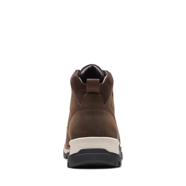 Clarks Topton Mid GTX Originals Škornji Moški Temno Rjave | CLK854BMU