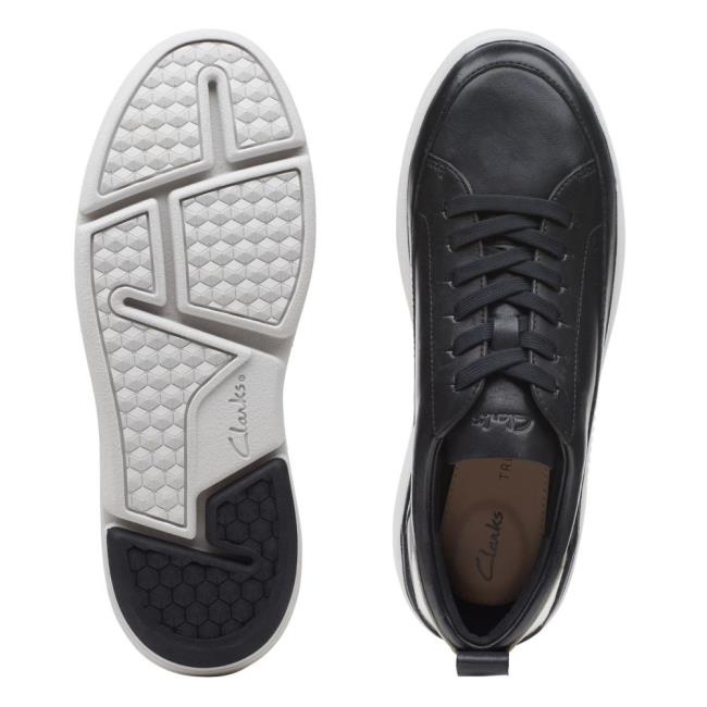 Clarks Tri Flash Lace Črne Čevlji Ženske Črne | CLK238ILT