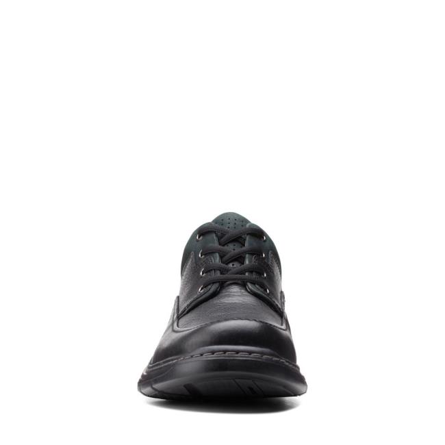 Clarks Un Brawley Lace Črne Čevlji Moški Črne | CLK862SVK