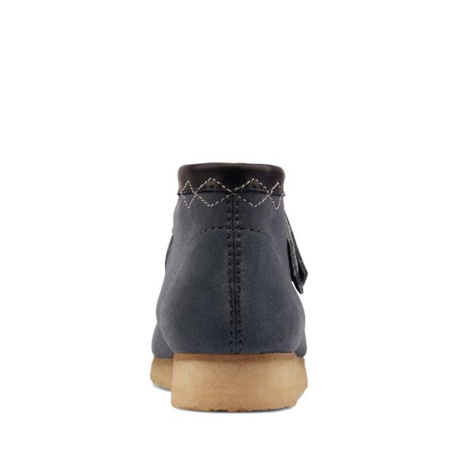 Clarks Wallabee Boot Elegantni gležnjarji Moški Modre | CLK409PKS