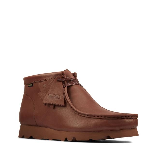 Clarks Wallabee Boot GORE-TEX Originals Škornji Moški Temno Rjave | CLK647HXR