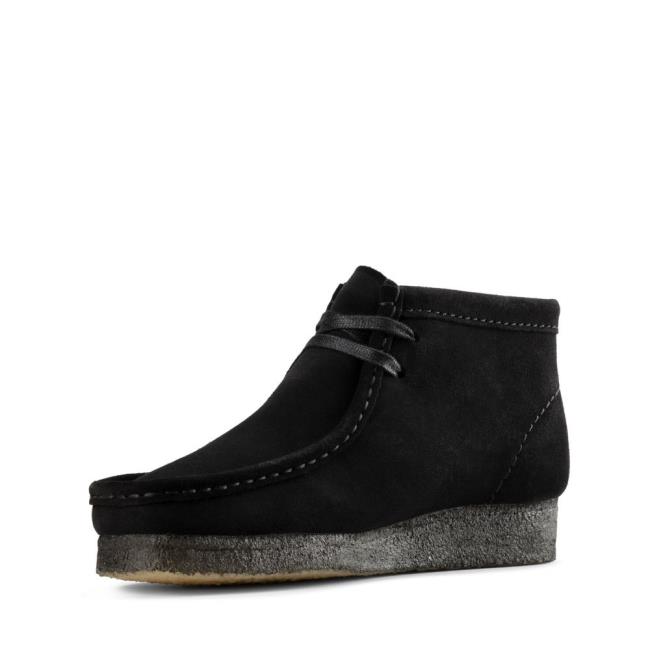 Clarks Wallabee Boot Gležnarji Ženske Črne | CLK937BNP