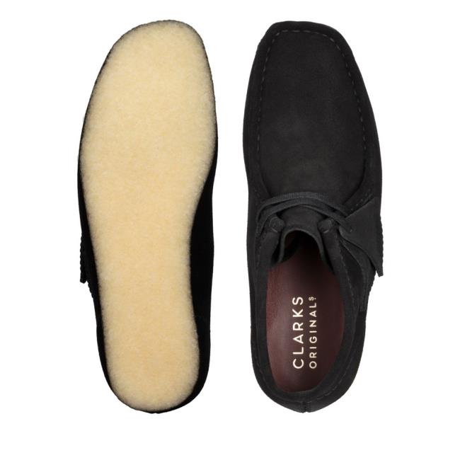 Clarks Wallabee Boot Gležnarji Ženske Črne | CLK937BNP