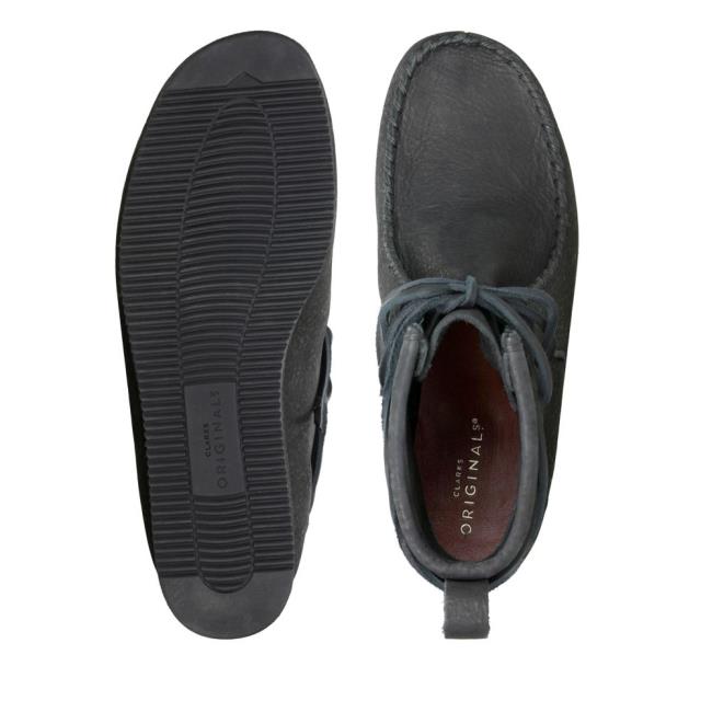 Clarks Wallabee Craft Gležnarji Ženske Črne | CLK743SWV