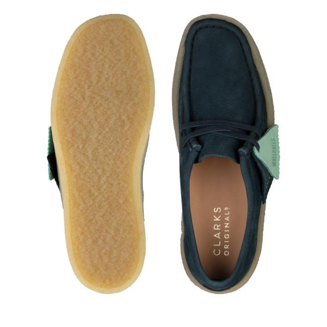 Clarks Wallabee Cup Ravni Čevlji Ženske Modre | CLK846EWI