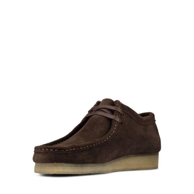 Clarks Wallabee Elegantni gležnjarji Moški Temno Rjave | CLK578MCY