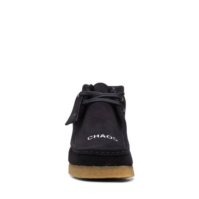 Clarks Wallabee Elegantni gležnjarji Moški Črne | CLK914WLI