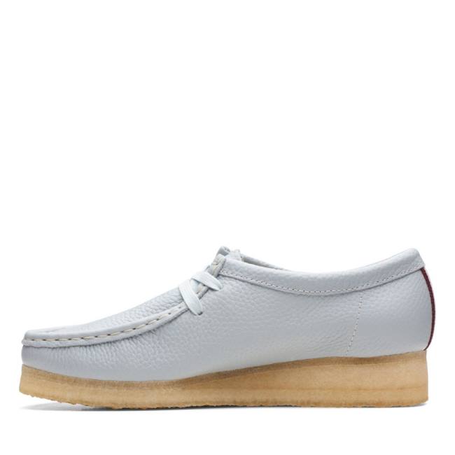 Clarks Wallabee Elegantni gležnjarji Ženske Svetlo Modre | CLK759BOC