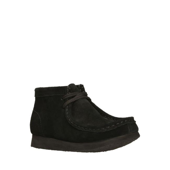 Clarks Wallabee Originals Škornji Dekleta Črne | CLK431VRQ