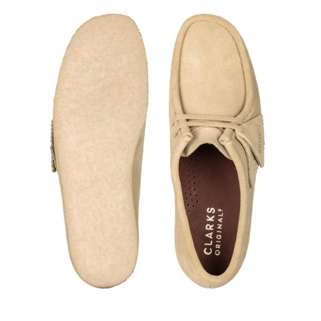 Clarks Wallabee Ravni Čevlji Ženske Rjave | CLK847NIW