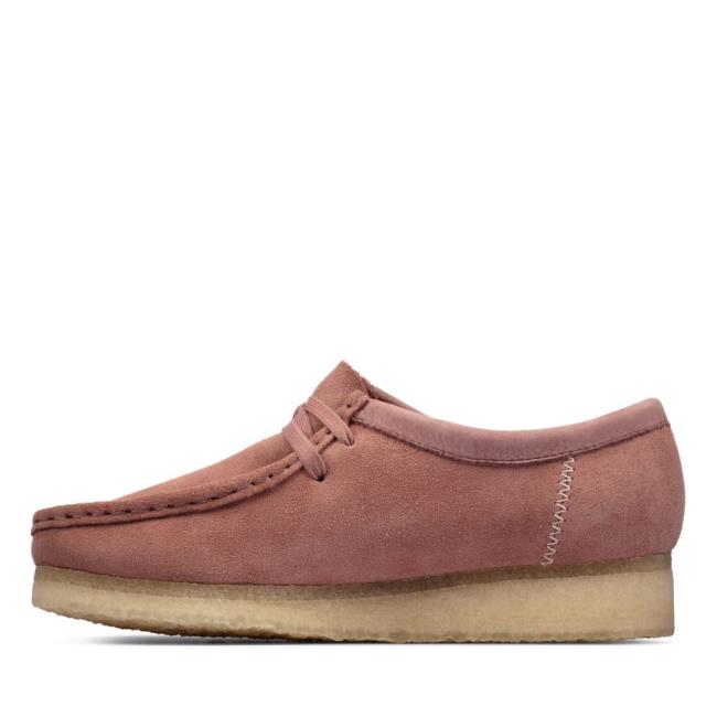 Clarks Wallabee Ravni Čevlji Ženske Roza | CLK175MPY