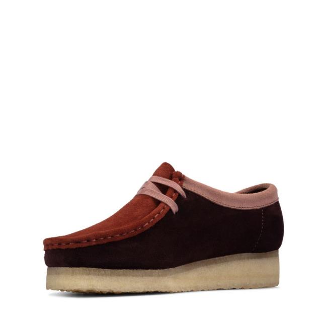 Clarks Wallabee Ravni Čevlji Ženske Roza | CLK614ZXM