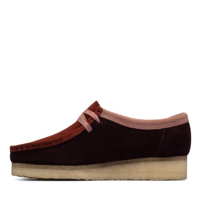 Clarks Wallabee Ravni Čevlji Ženske Roza | CLK614ZXM