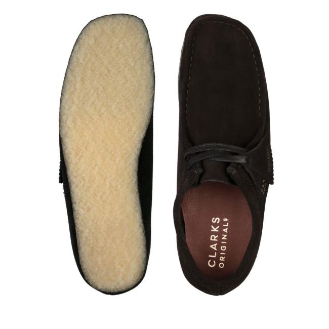 Clarks Wallabee Črne Čevlji Moški Črne | CLK459YDI