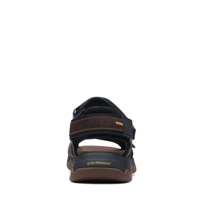 Clarks Wave2.0 Jaunt Sandale Moški Temno Rjave | CLK764ECA