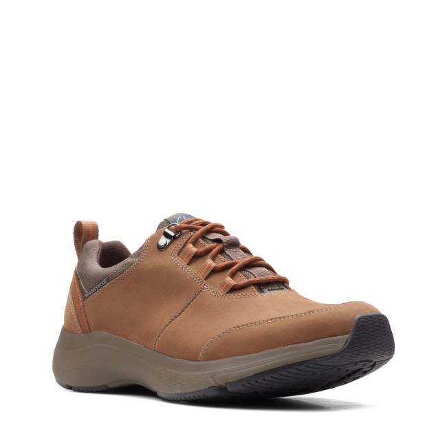 Clarks Wave2.0 Tie Superge Moški Temno Rjave | CLK937FSN