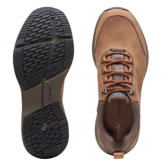 Clarks Wave2.0 Tie Superge Moški Temno Rjave | CLK937FSN