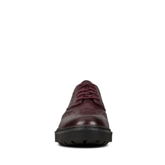 Clarks Witcombe Echo Ravni Čevlji Ženske Bordo | CLK827RQZ